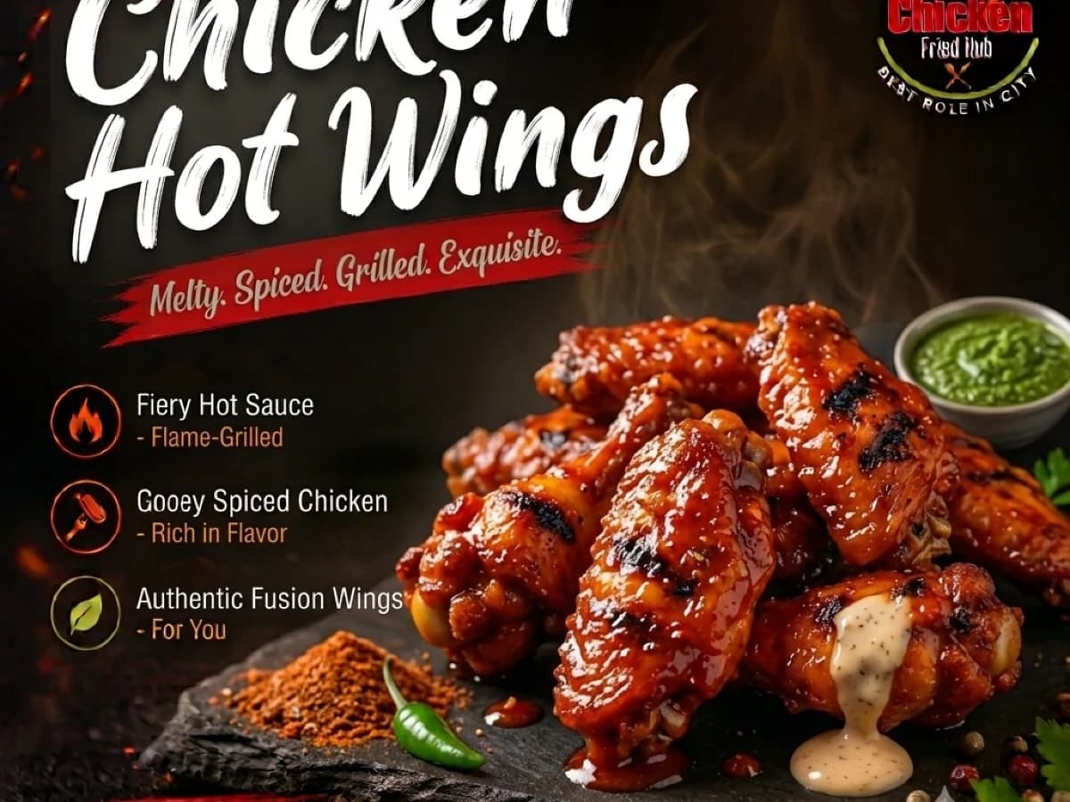 10 pc Oven Baked Wings