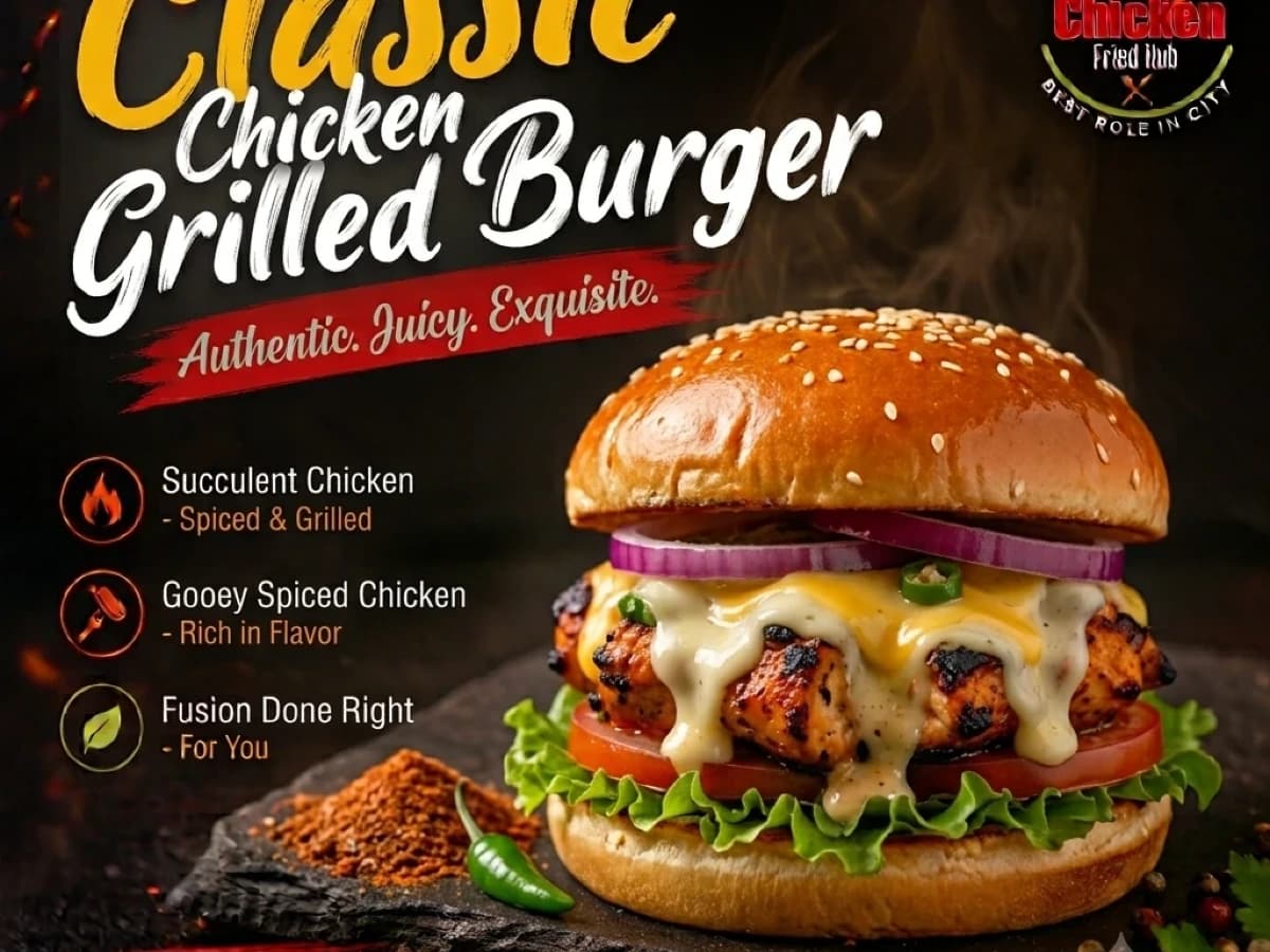 grilled burger